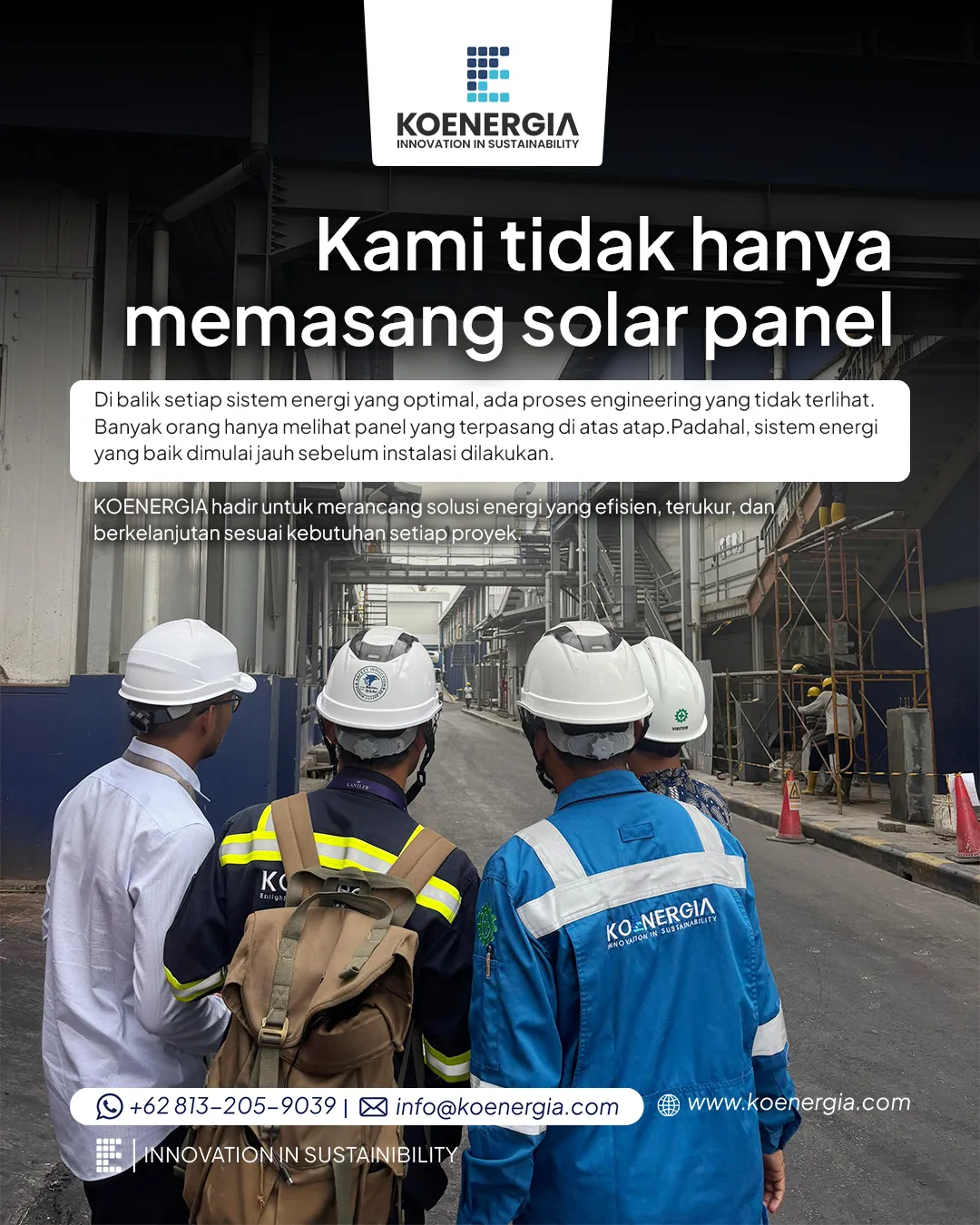 Kami tidak hanya memasang solar panel